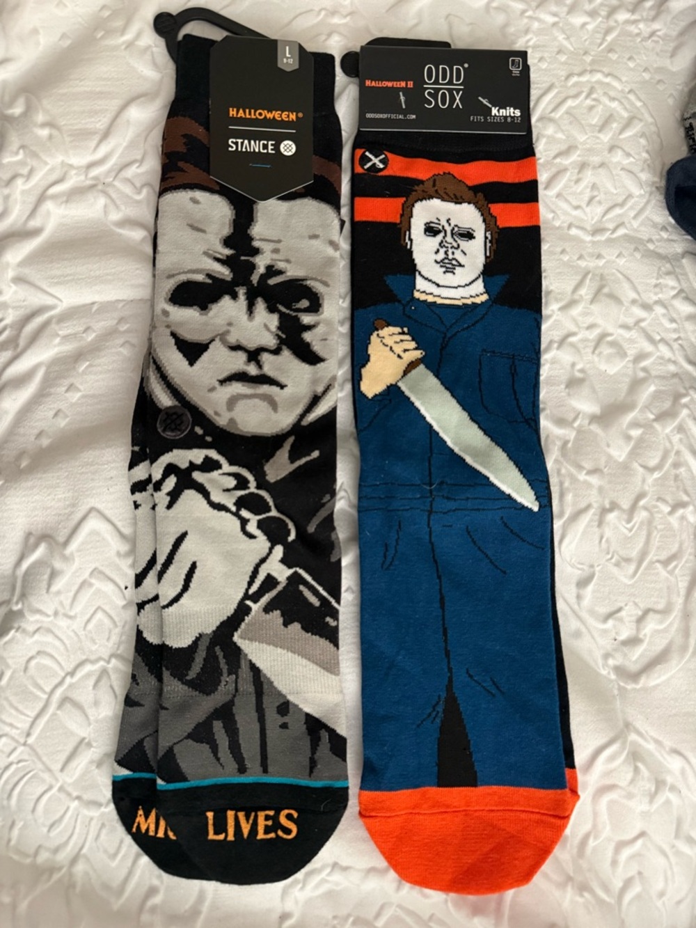 Stance Halloween Character Crew Socks - Black, Gray, Blue, Orange